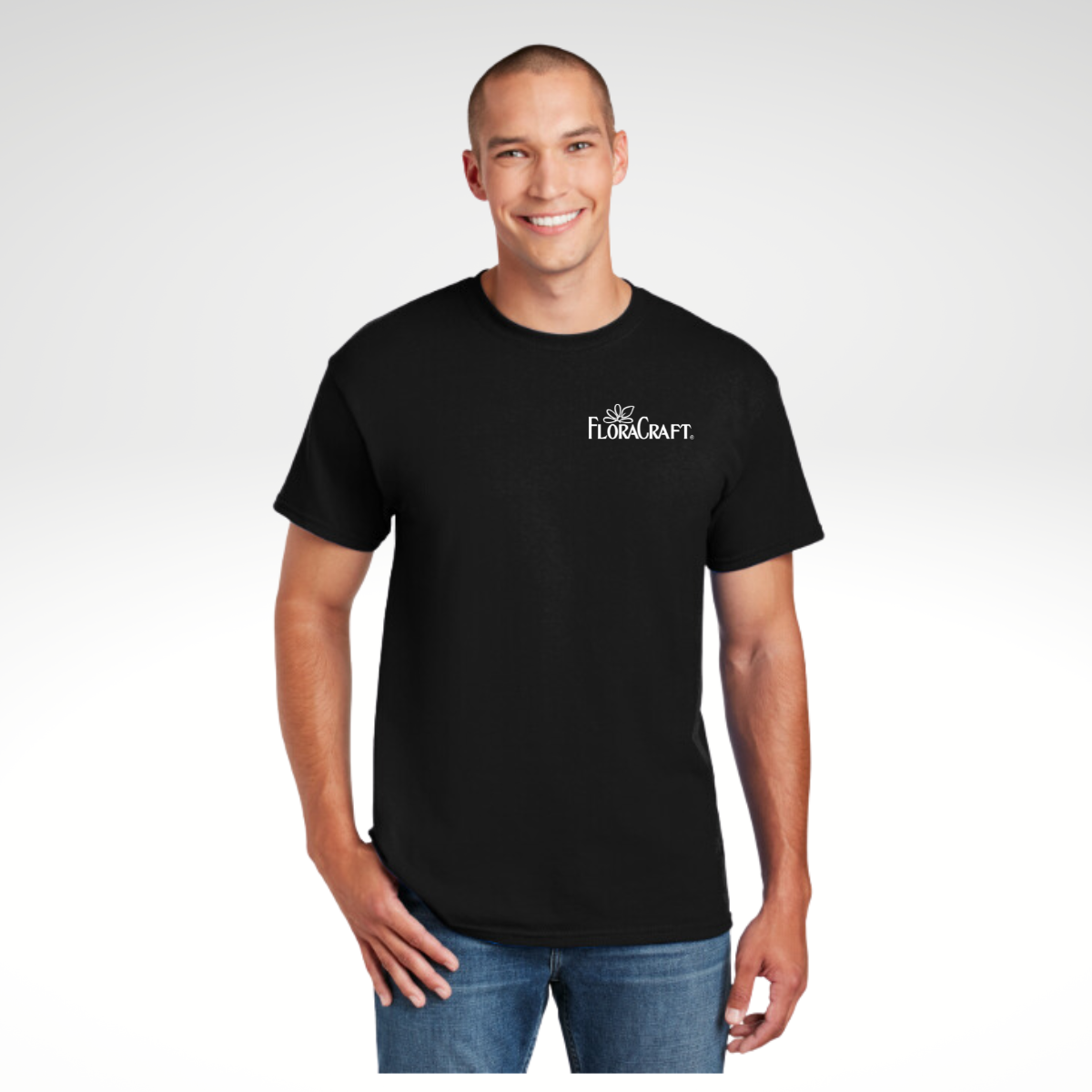 Gildan® DryBlend 50/50 T-Shirt in Black - Heat Seal