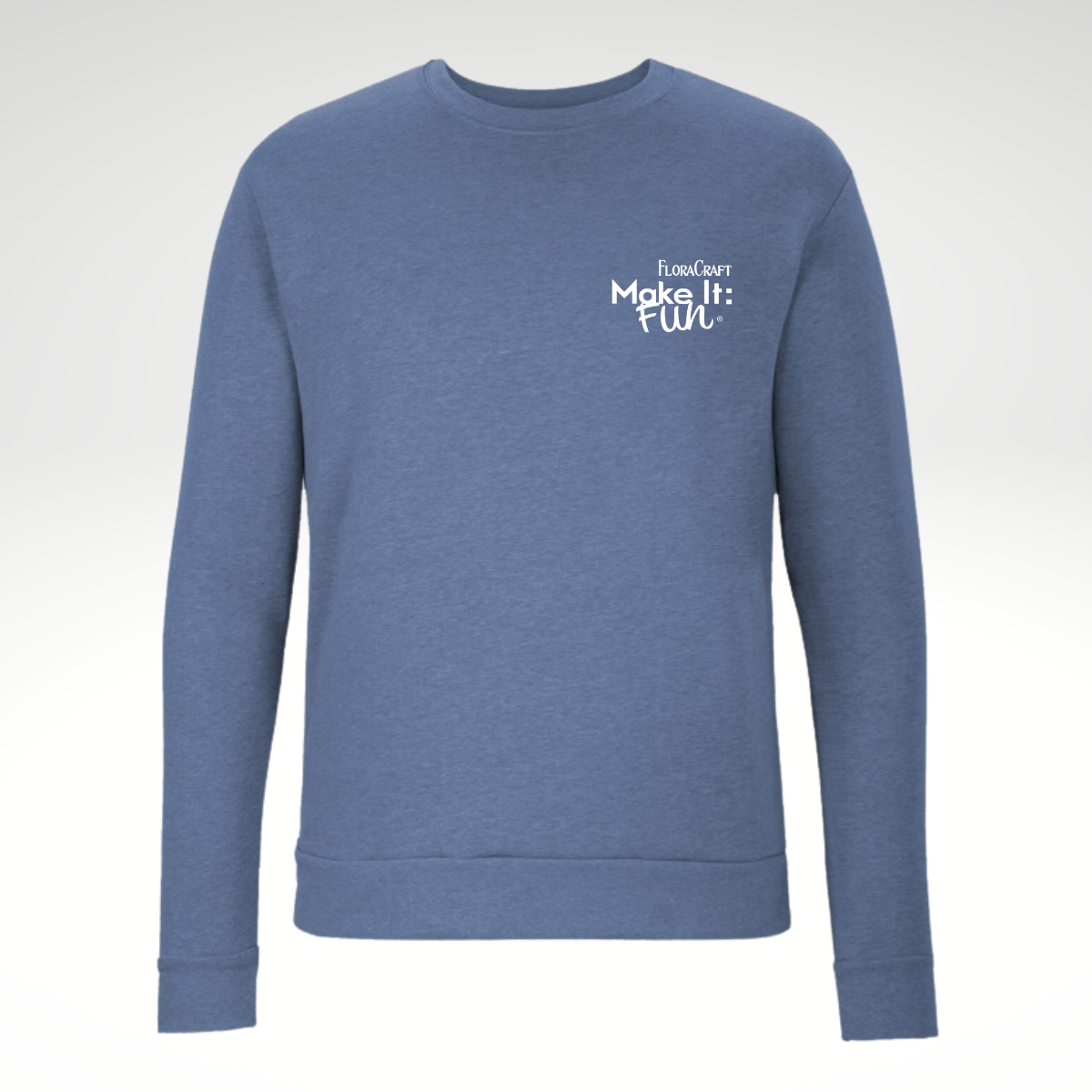 Next Level - Unisex Malibu Crewneck Sweatshirt in Heather Bay Blue