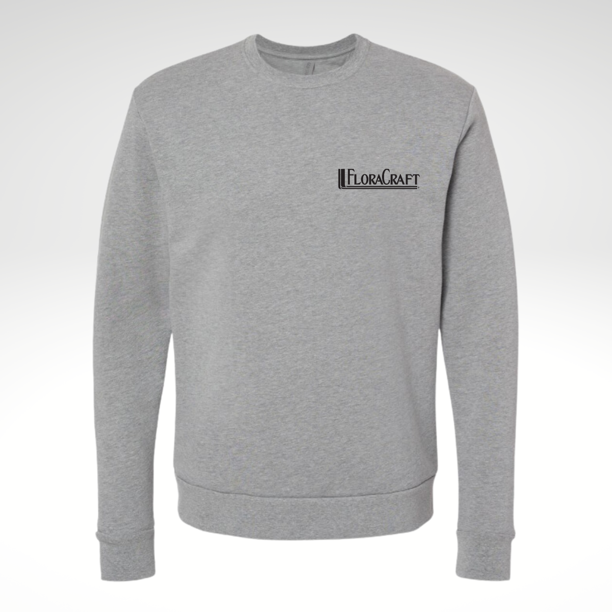 Next Level - Unisex Malibu Crewneck Sweatshirt in Heather Grey - Heat Seal
