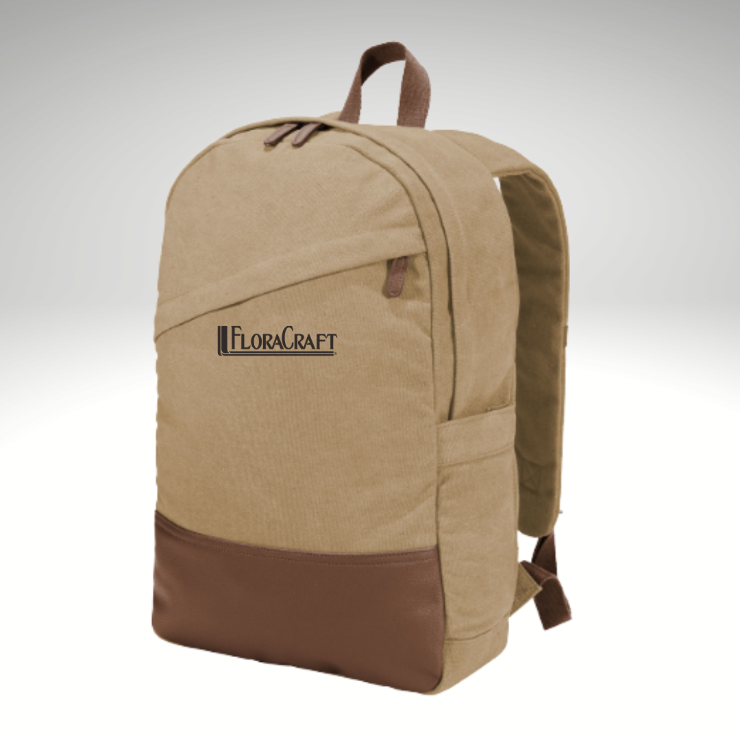 Port Authority ® Cotton Canvas Backpack