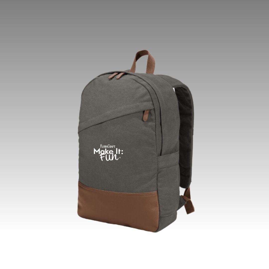 Port Authority ® Cotton Canvas Backpack