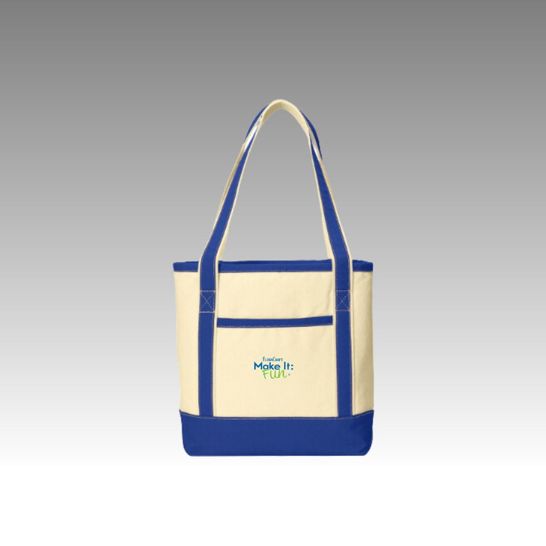 Port Authority® Medium Cotton Canvas Boat Tote