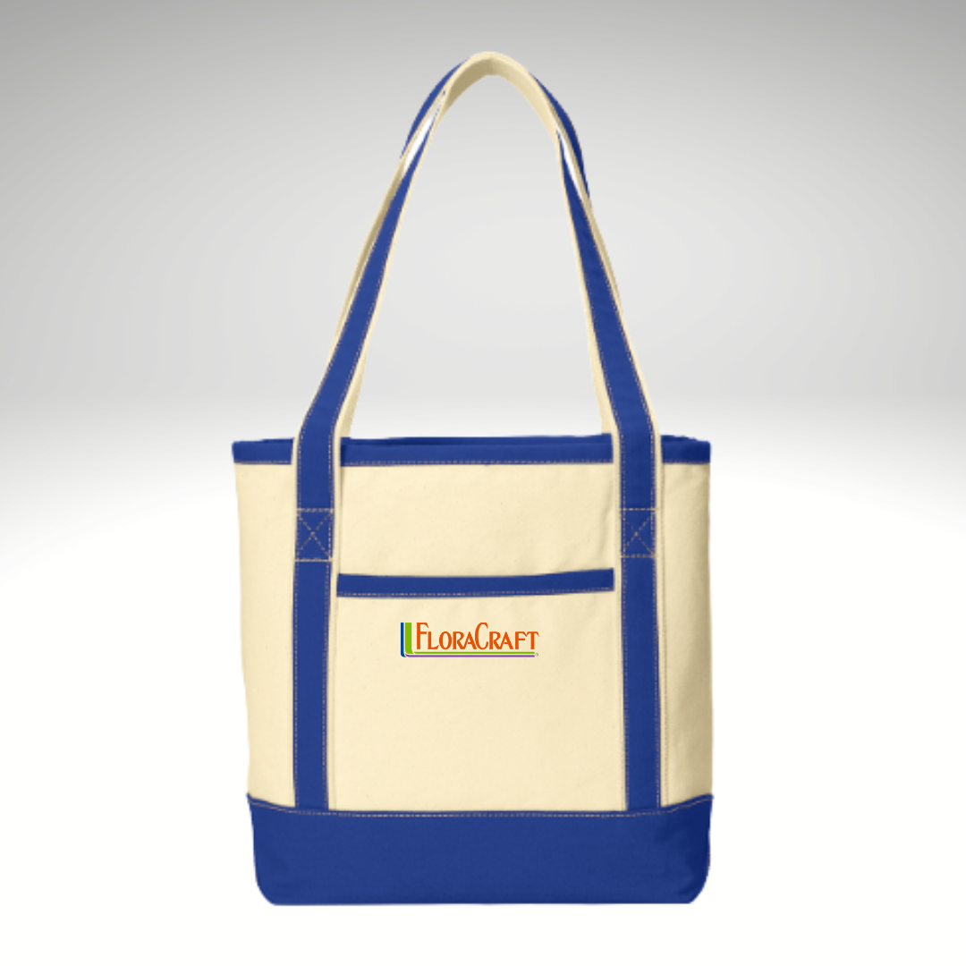 Port Authority® Medium Cotton Canvas Boat Tote