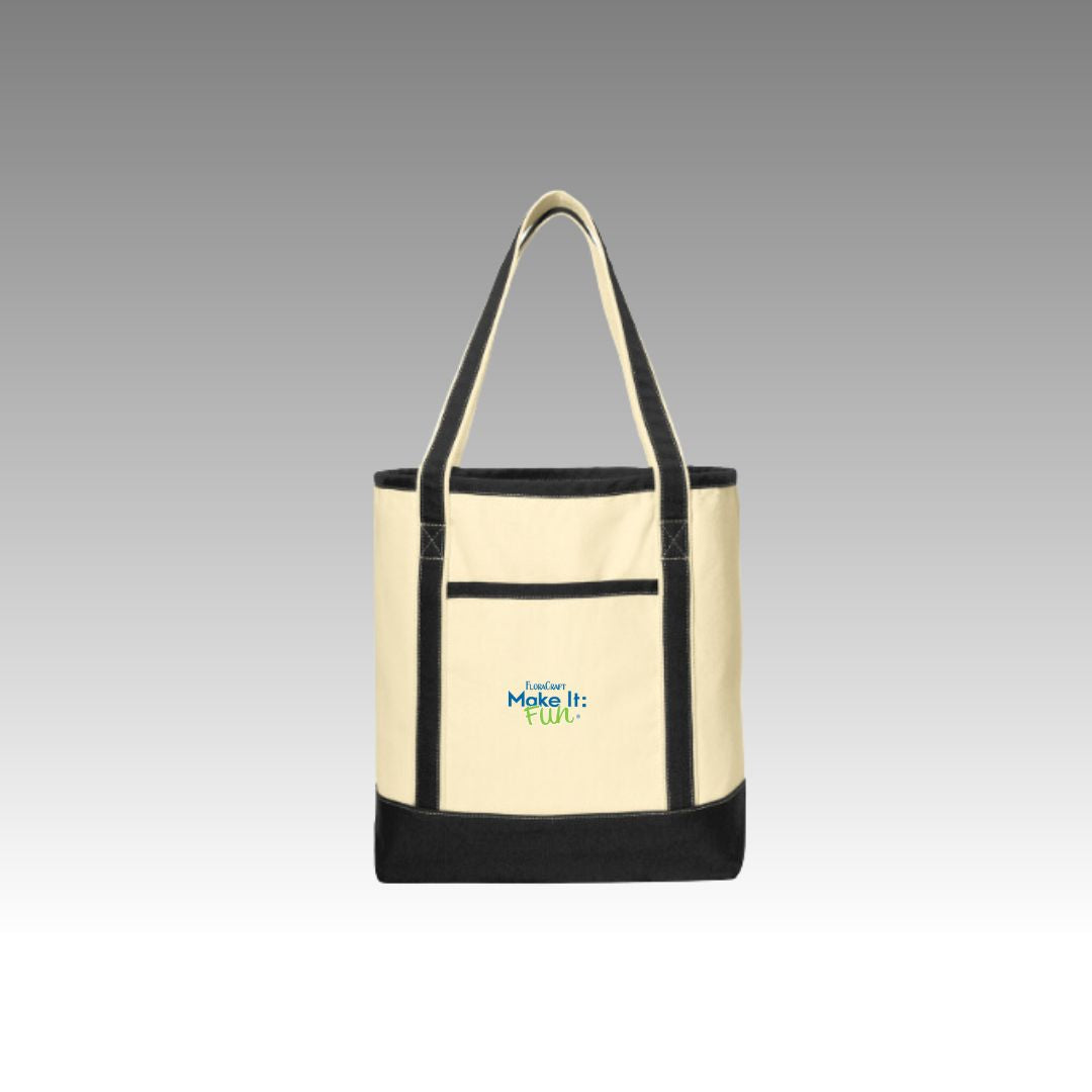 Port Authority® Medium Cotton Canvas Boat Tote