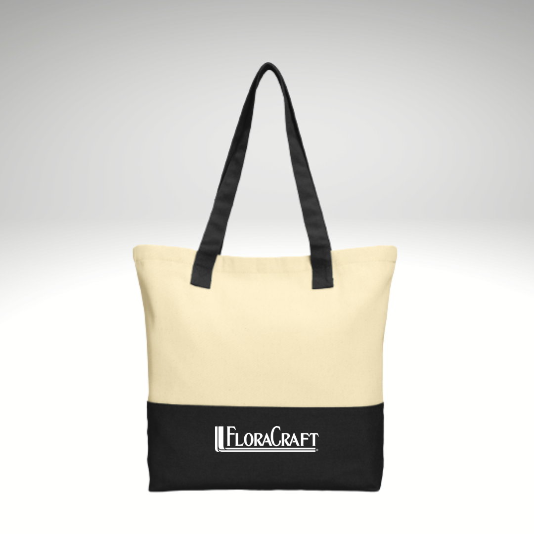Port Authority® Colorblock Cotton Tote