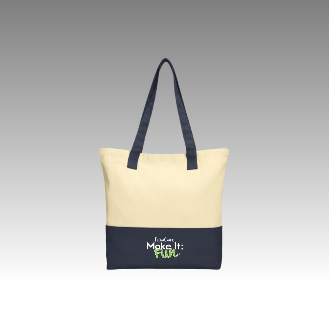 Port Authority® Colorblock Cotton Tote