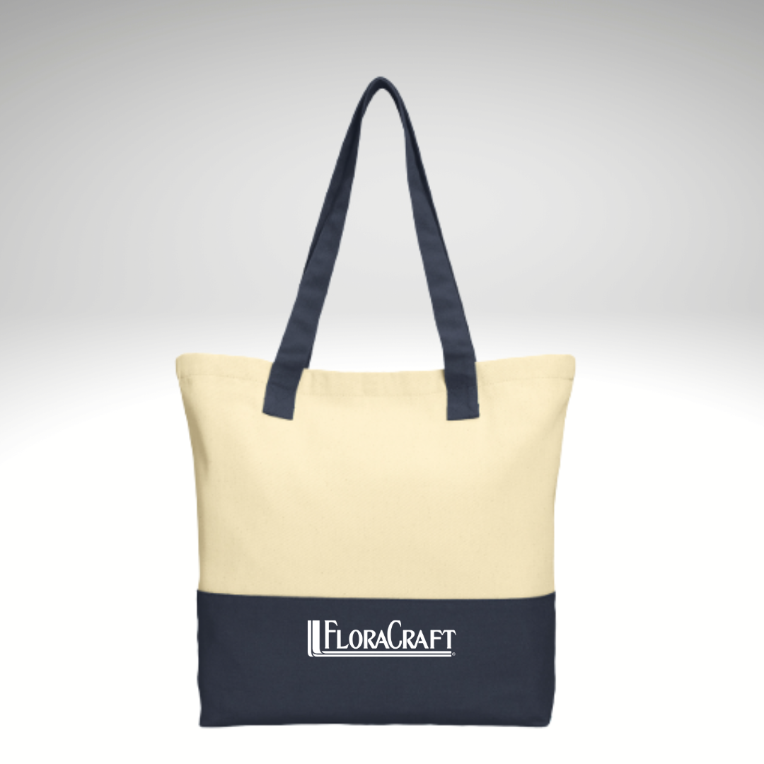 Port Authority® Colorblock Cotton Tote