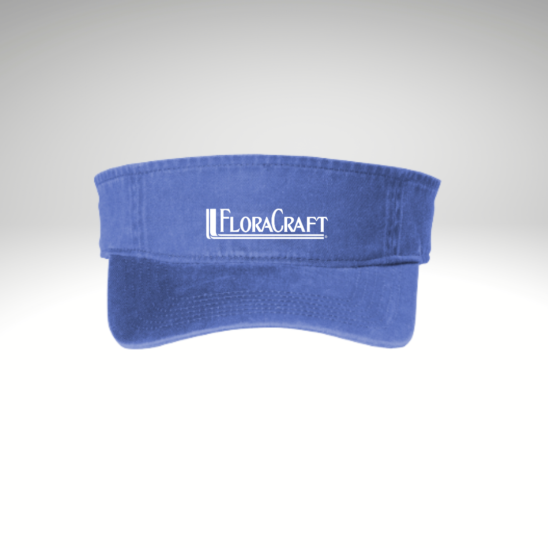 Port Authority® Beach Wash® Visor in Blue Moon