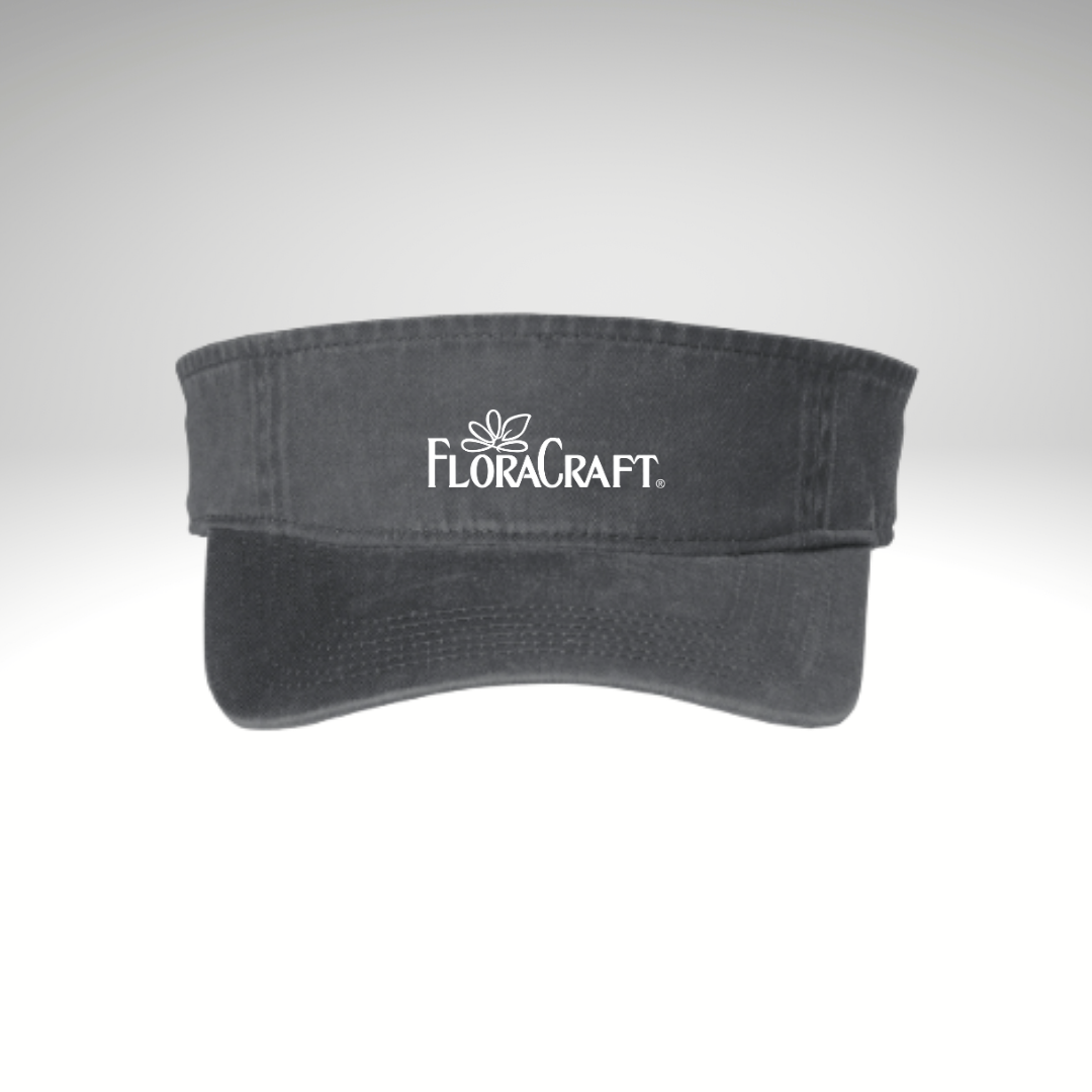 Port Authority® Beach Wash® Visor in Coal