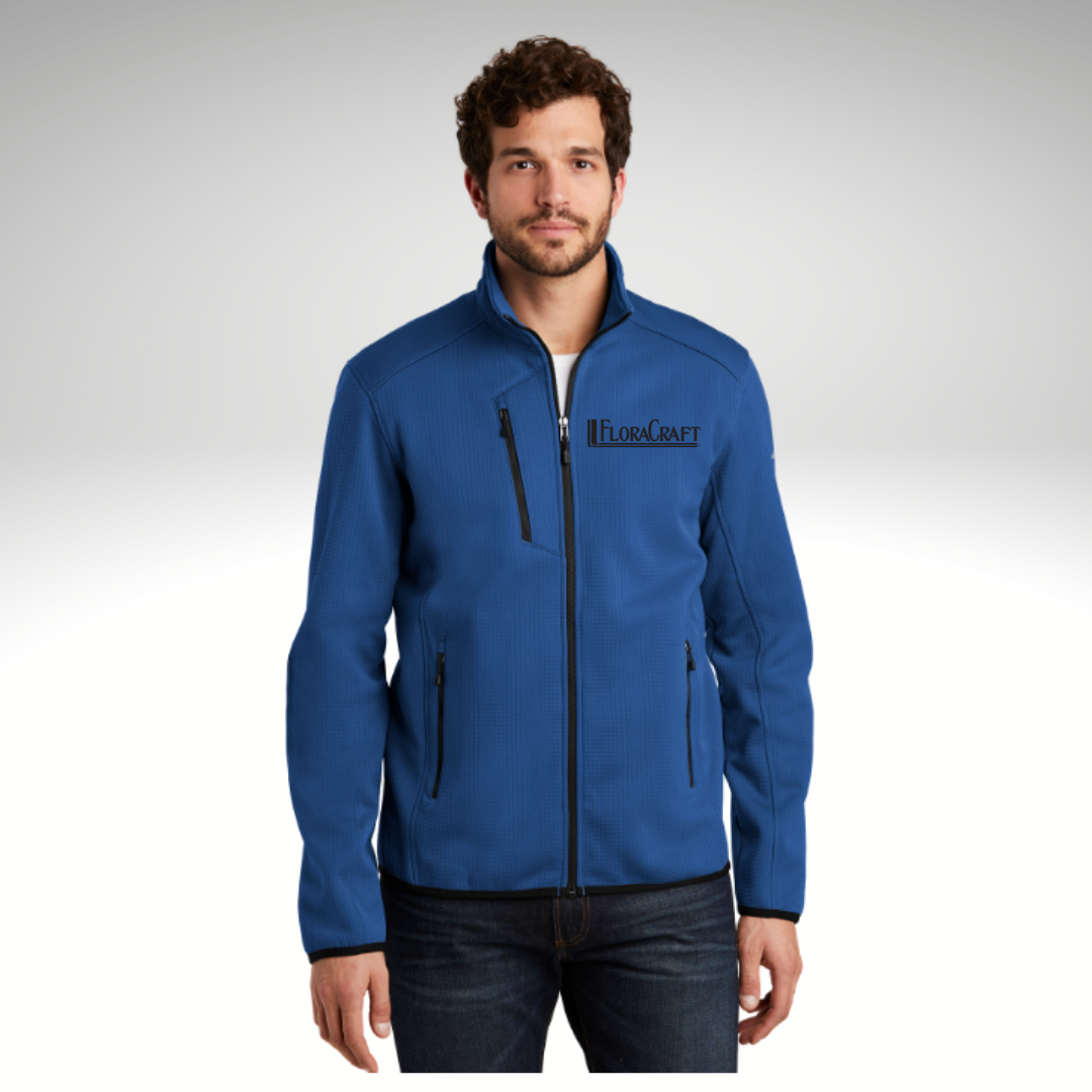 Eddie Bauer ® Dash Full-Zip Fleece Jacket in Cobalt Blue - Embroidery