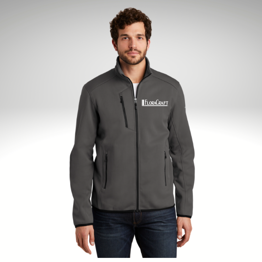 Eddie Bauer ® Dash Full-Zip Fleece Jacket in Grey Steel - Embroidery