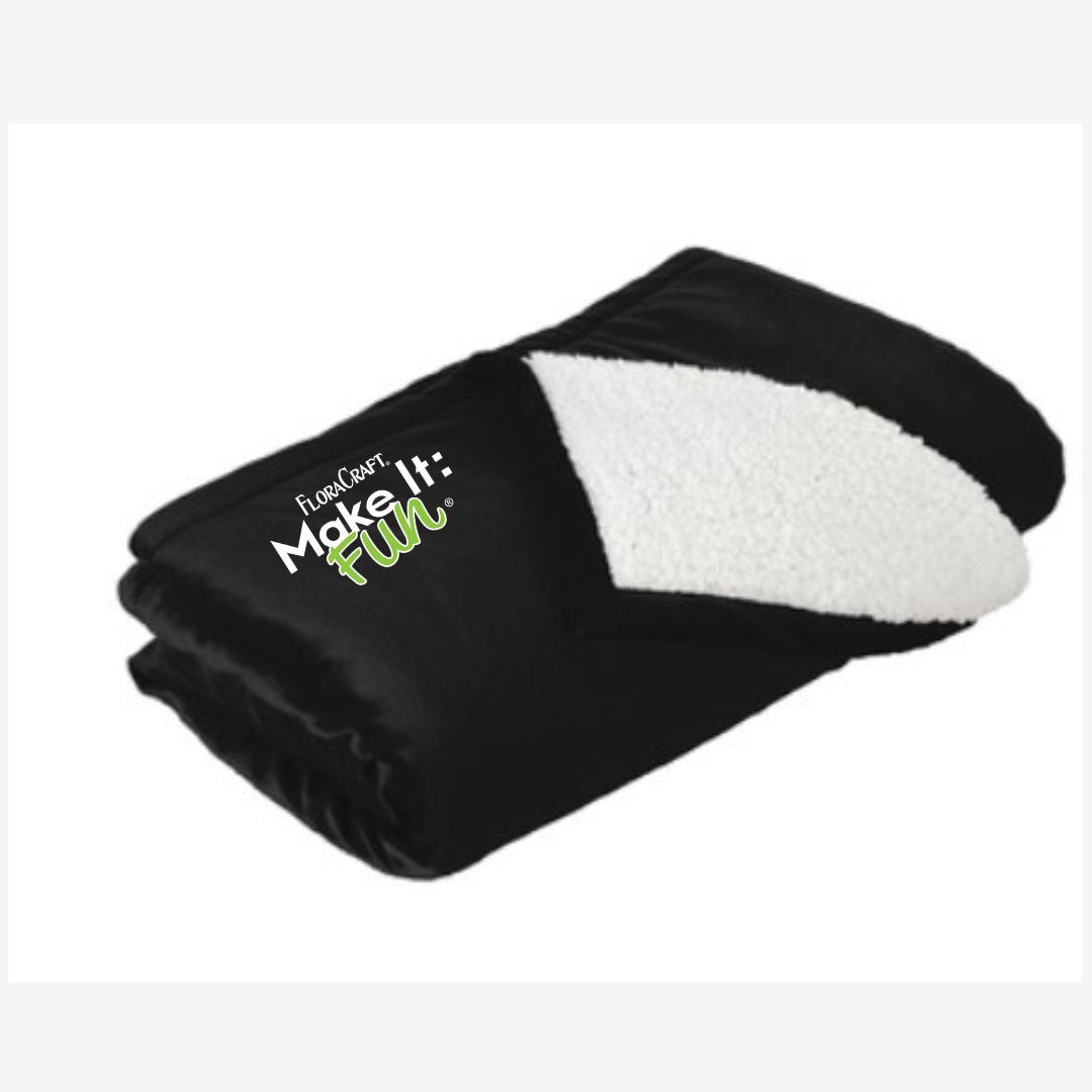 Port Authority Mountain Lodge Blanket (Black)