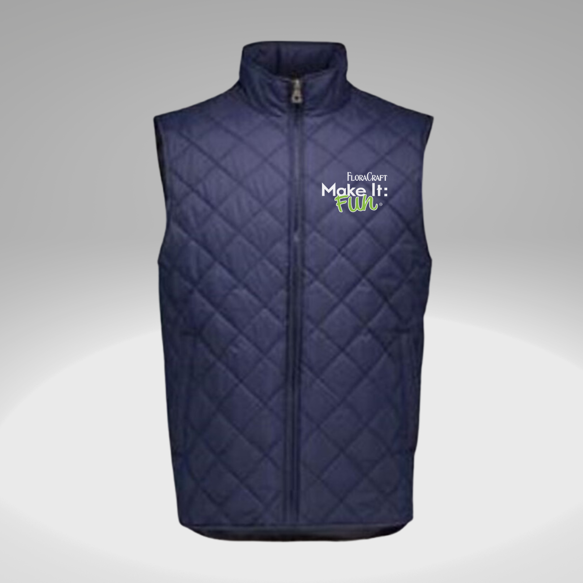 Weatherproof - Vintage Diamond Quilted Vest in Navy - Heat Seal