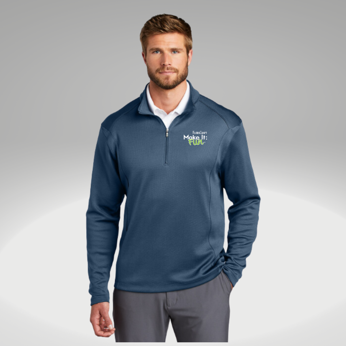 Nike Sport Cover-Up in Starlight - Embroidery