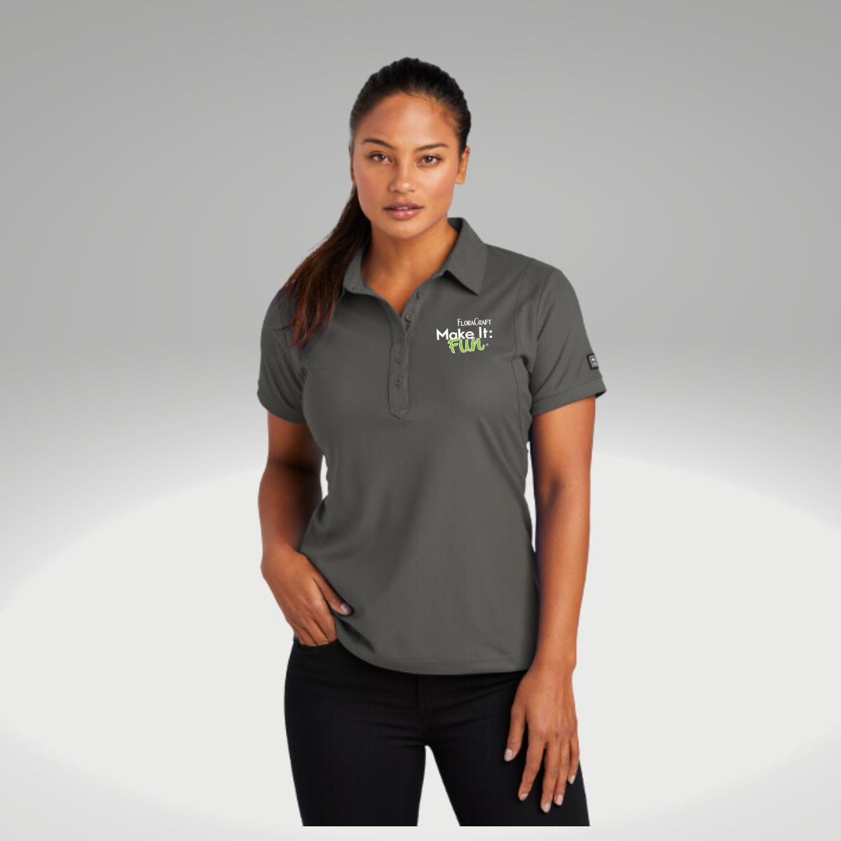 OGIO® - Jewel Polo in Rogue Grey - Embroidery