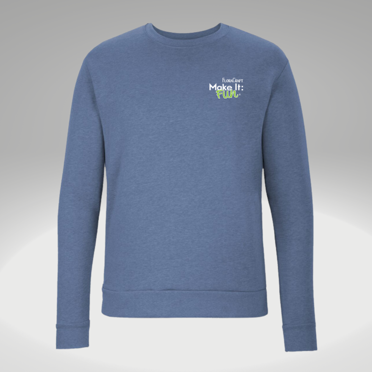 Next Level - Unisex Malibu Crewneck Sweatshirt in Heather Bay Blue