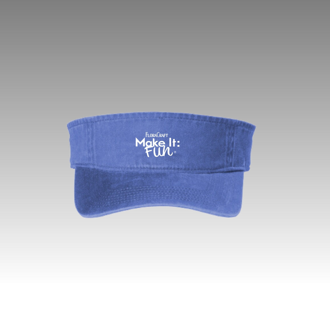 Port Authority® Beach Wash® Visor in Blue Moon