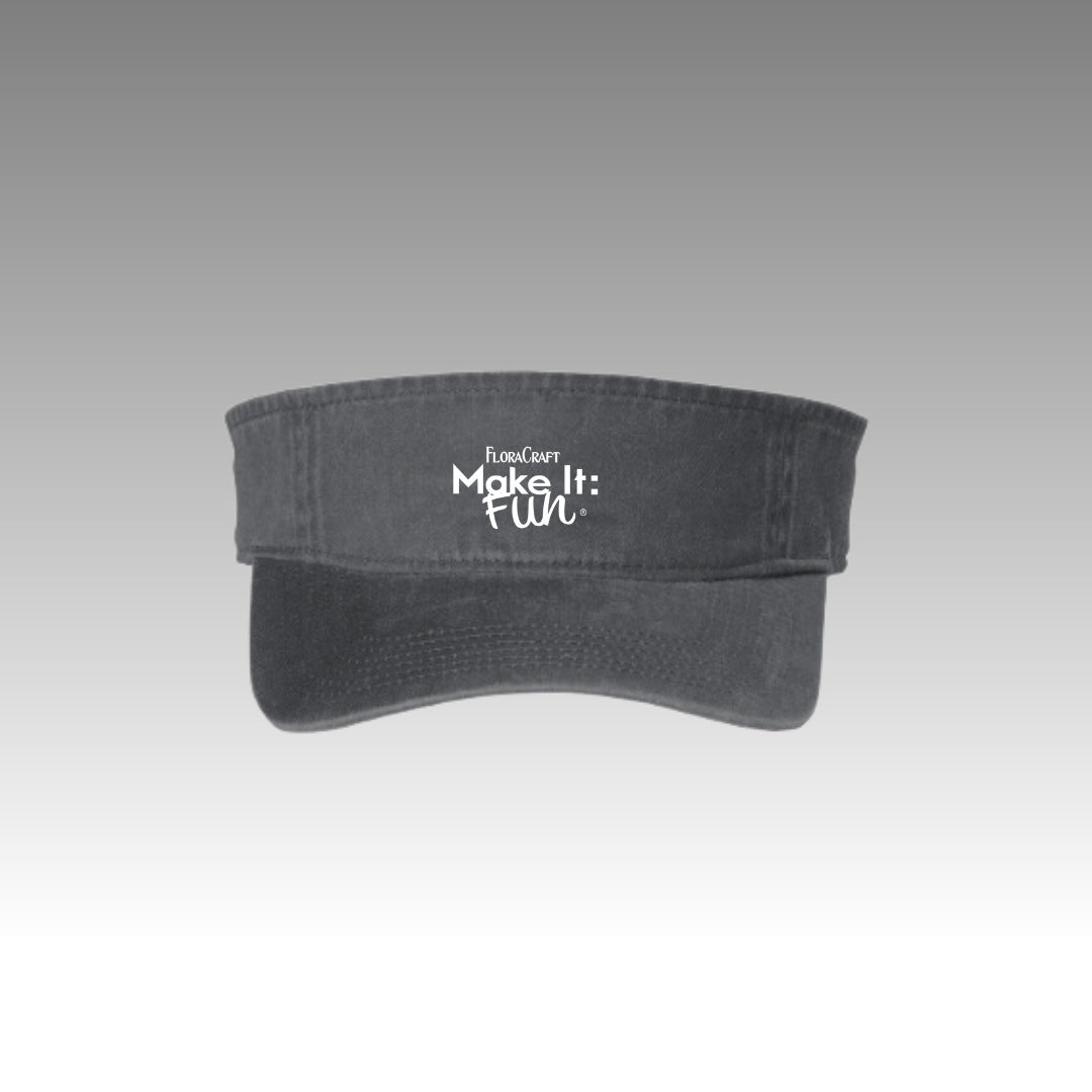 Port Authority® Beach Wash® Visor in Coal