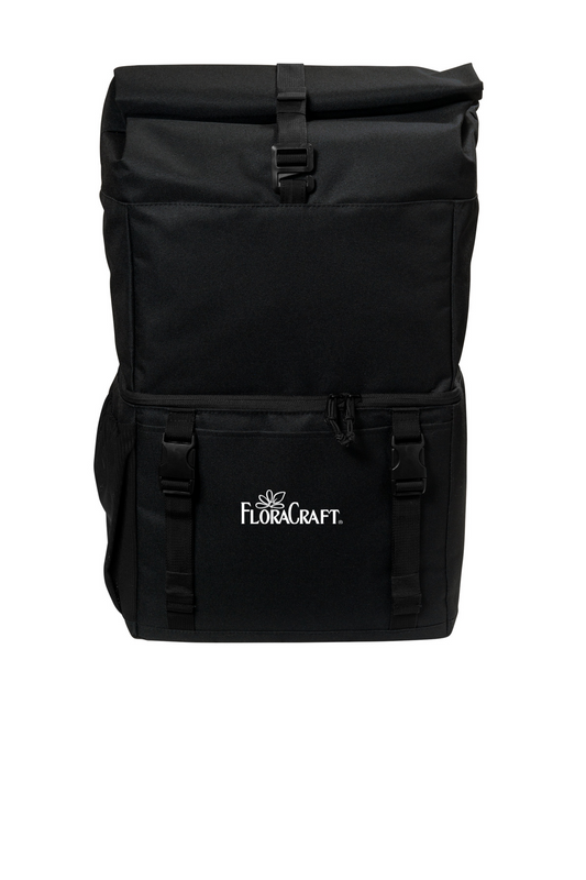 Port Authority® 18-Can Backpack Cooler - Black