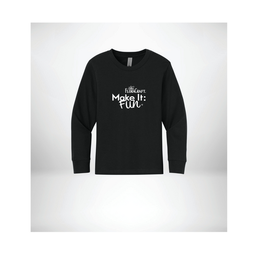 Next Level Apparel® Youth Cotton Long Sleeve Tee