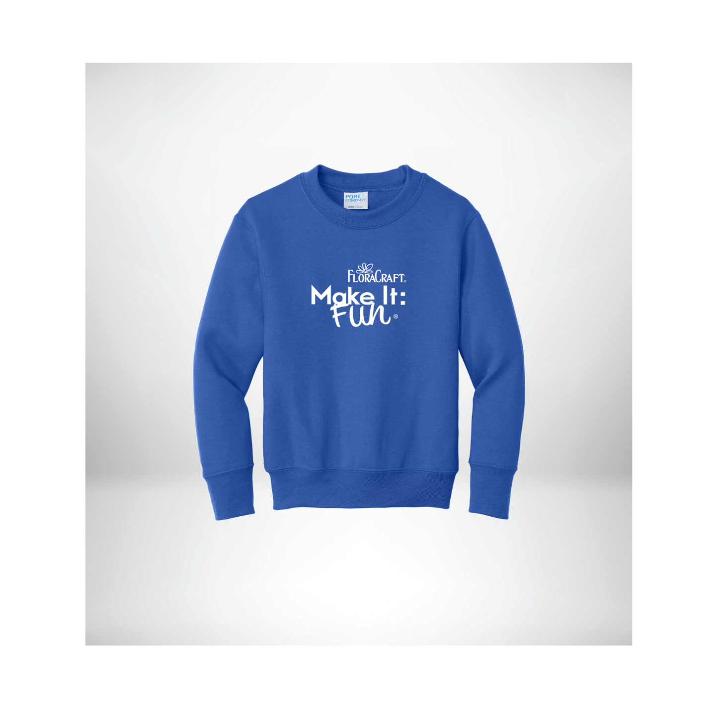 Port & Company® Youth Core Fleece Crewneck Sweatshirt