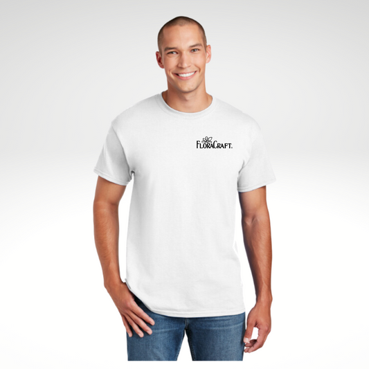 Gildan® DryBlend 50/50 T-Shirt in White - Embroidery