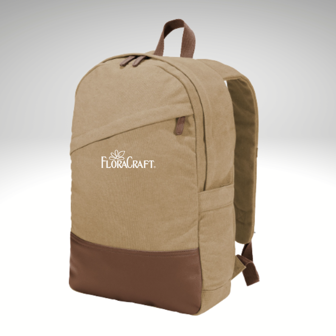 Port Authority ® Cotton Canvas Backpack