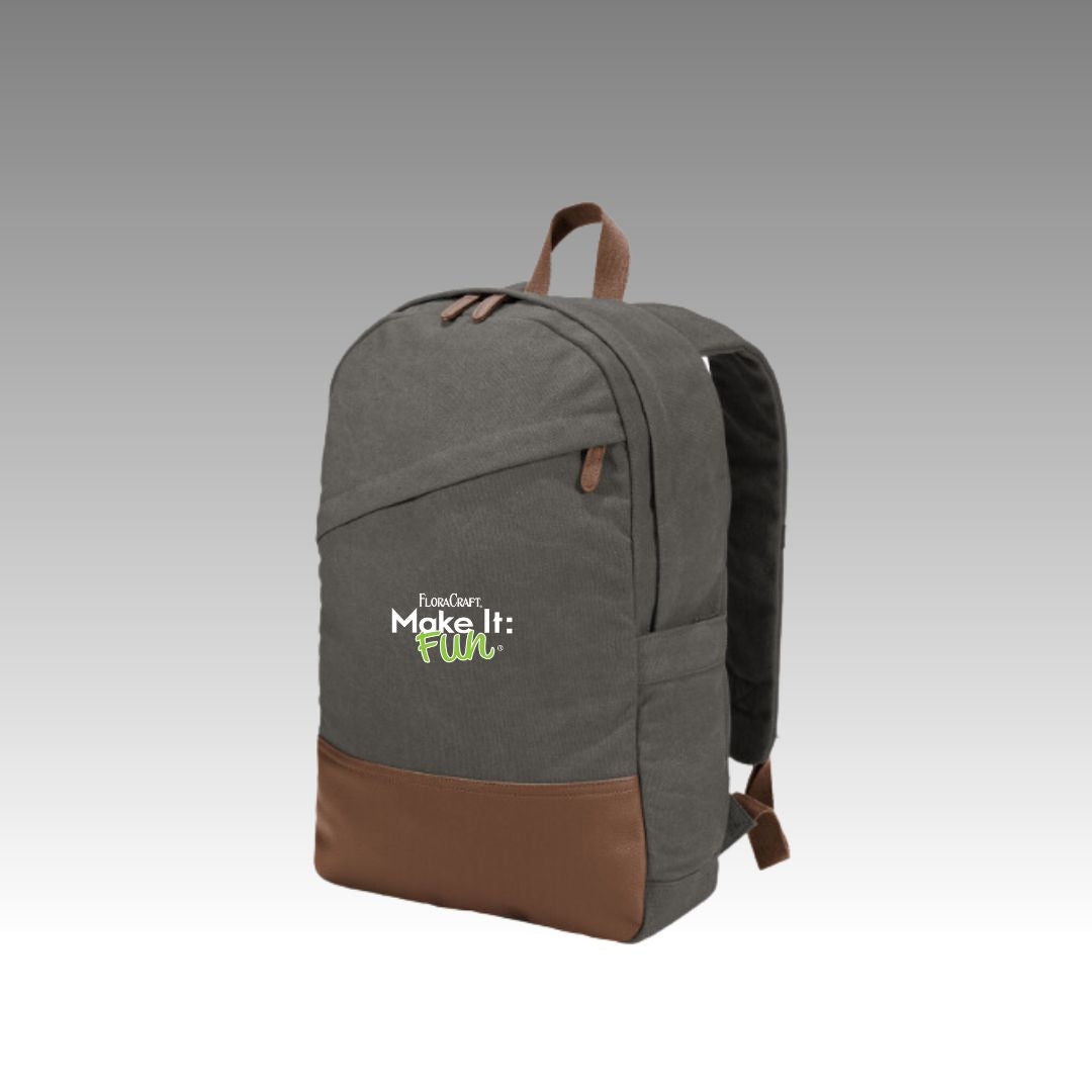 Port Authority ® Cotton Canvas Backpack