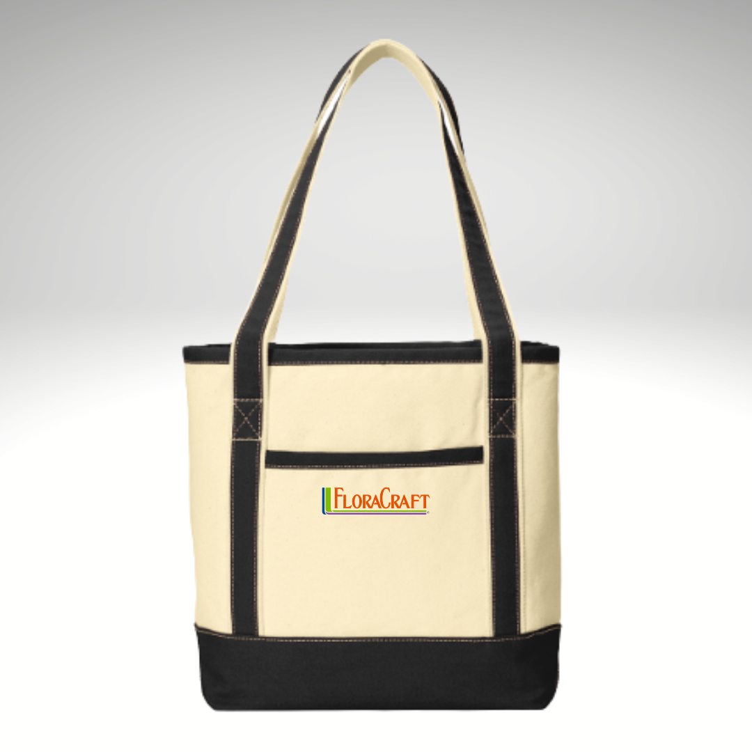 Port Authority® Medium Cotton Canvas Boat Tote