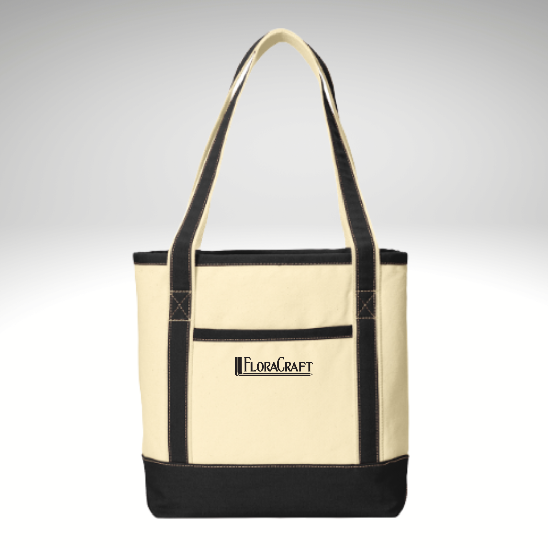 Port Authority® Medium Cotton Canvas Boat Tote