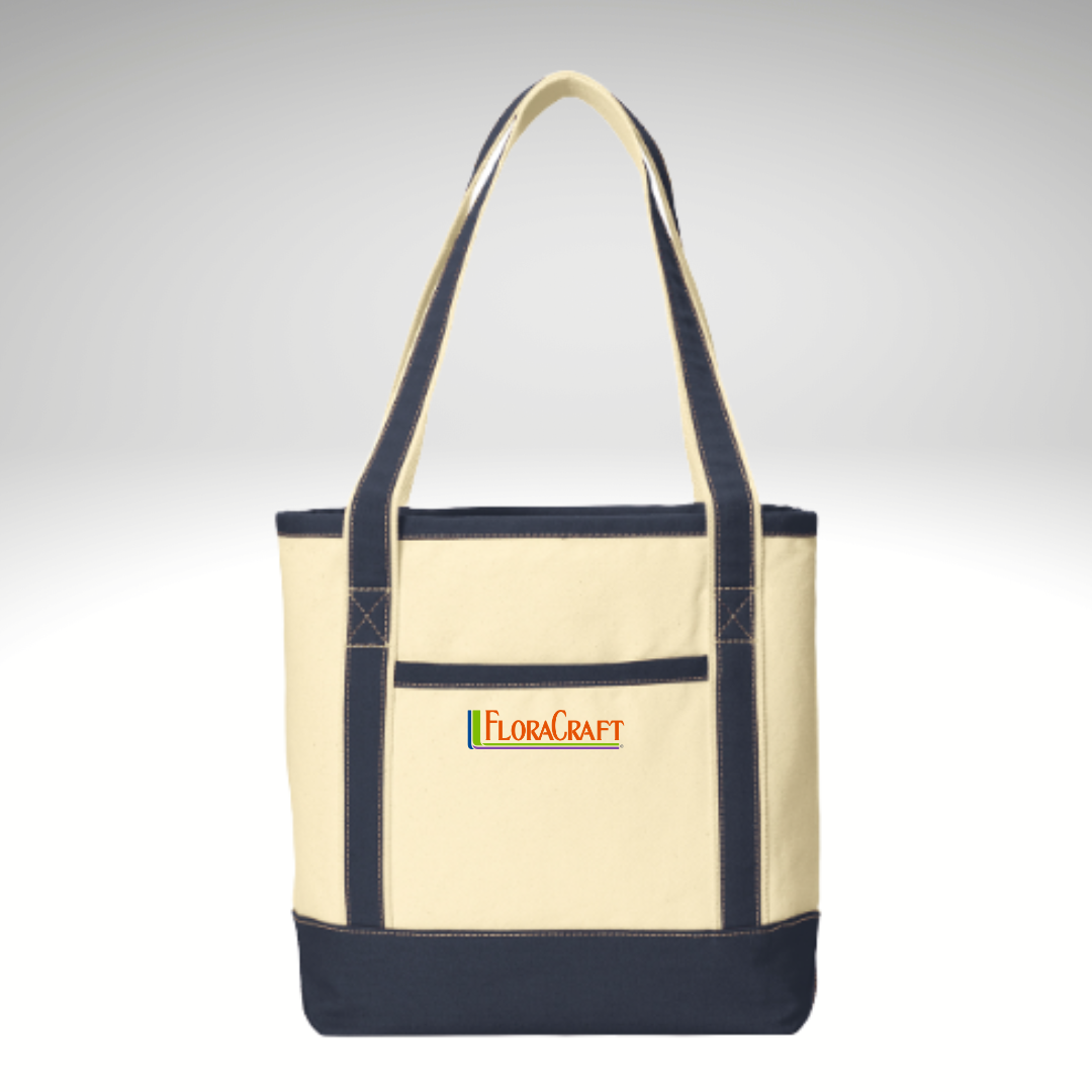 Port Authority® Medium Cotton Canvas Boat Tote
