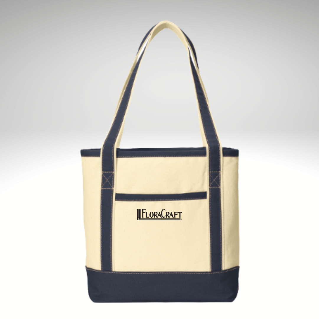 Port Authority® Medium Cotton Canvas Boat Tote