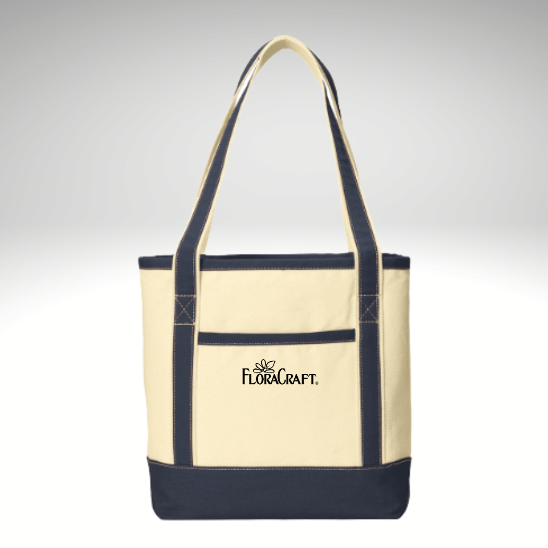 Port Authority® Medium Cotton Canvas Boat Tote