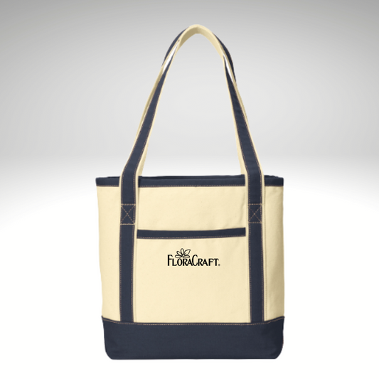 Port Authority® Medium Cotton Canvas Boat Tote