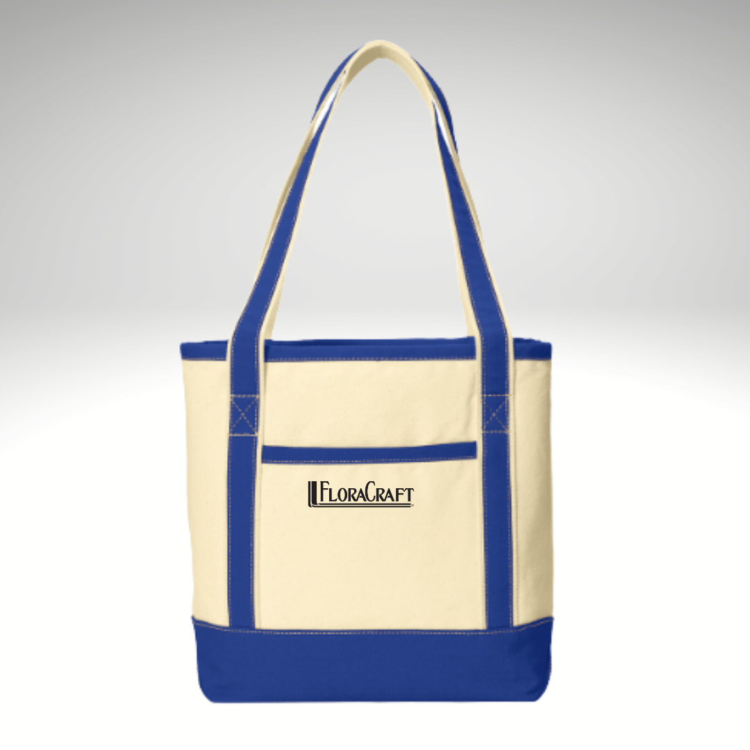 Port Authority® Medium Cotton Canvas Boat Tote