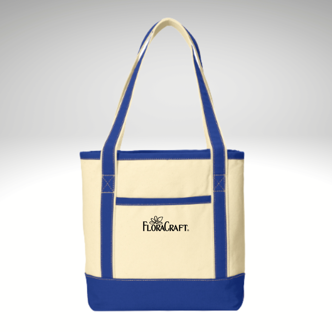 Port Authority® Medium Cotton Canvas Boat Tote