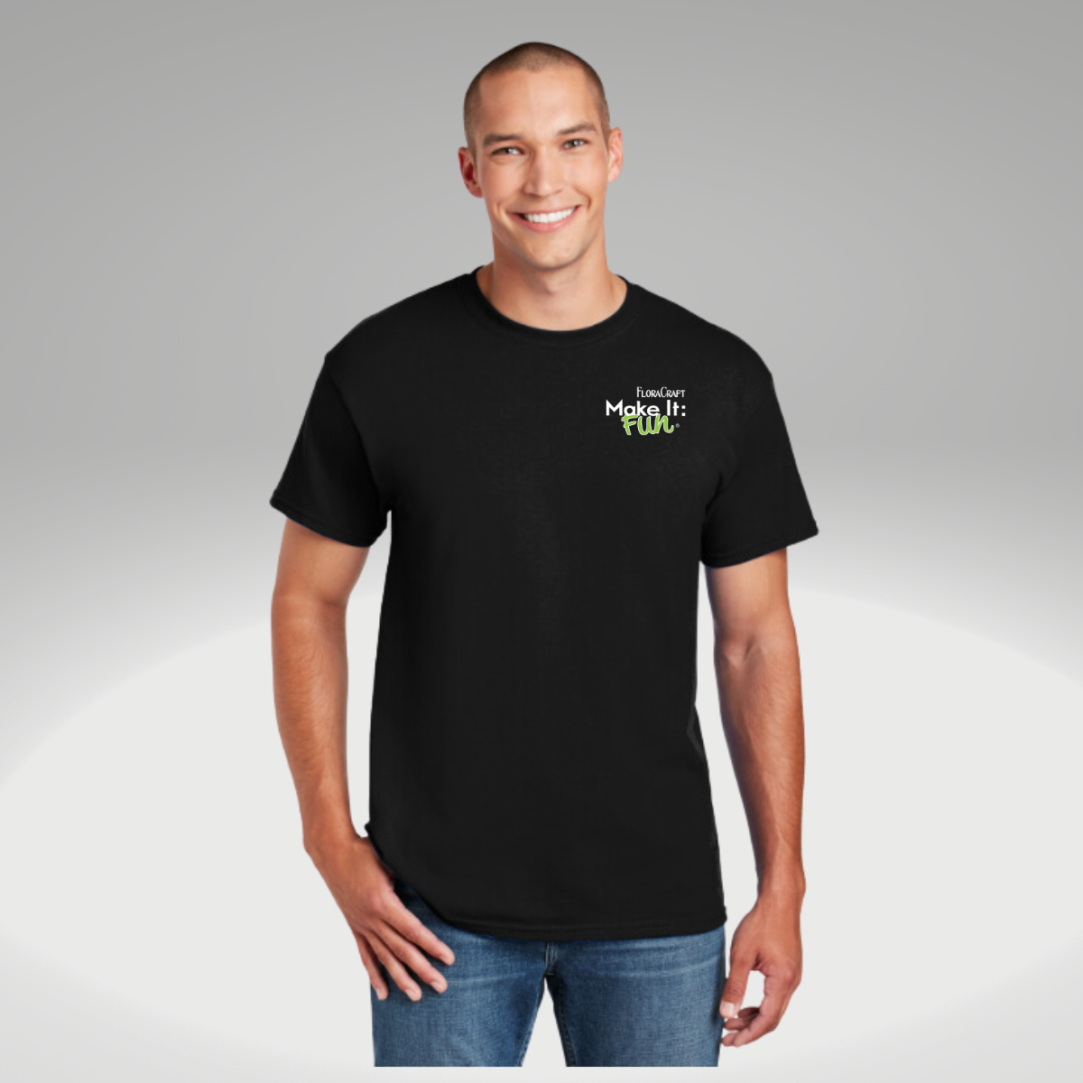 Gildan® DryBlend 50/50 T-Shirt in Black